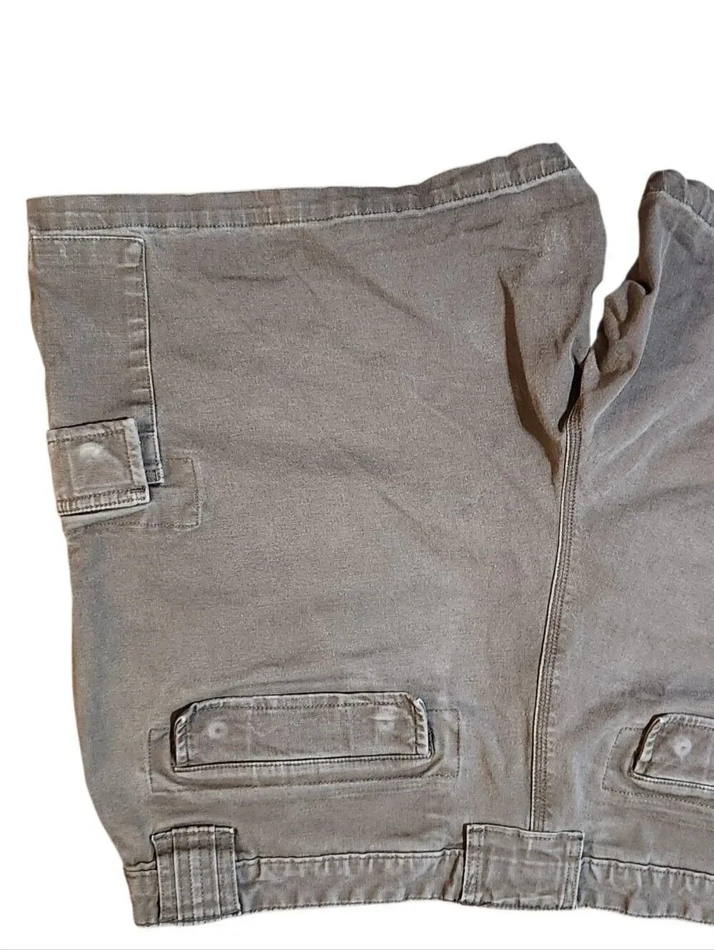 Duluth Shorts Mens Size 42 Flex Fire Hose Cargo Dark Khaki Green